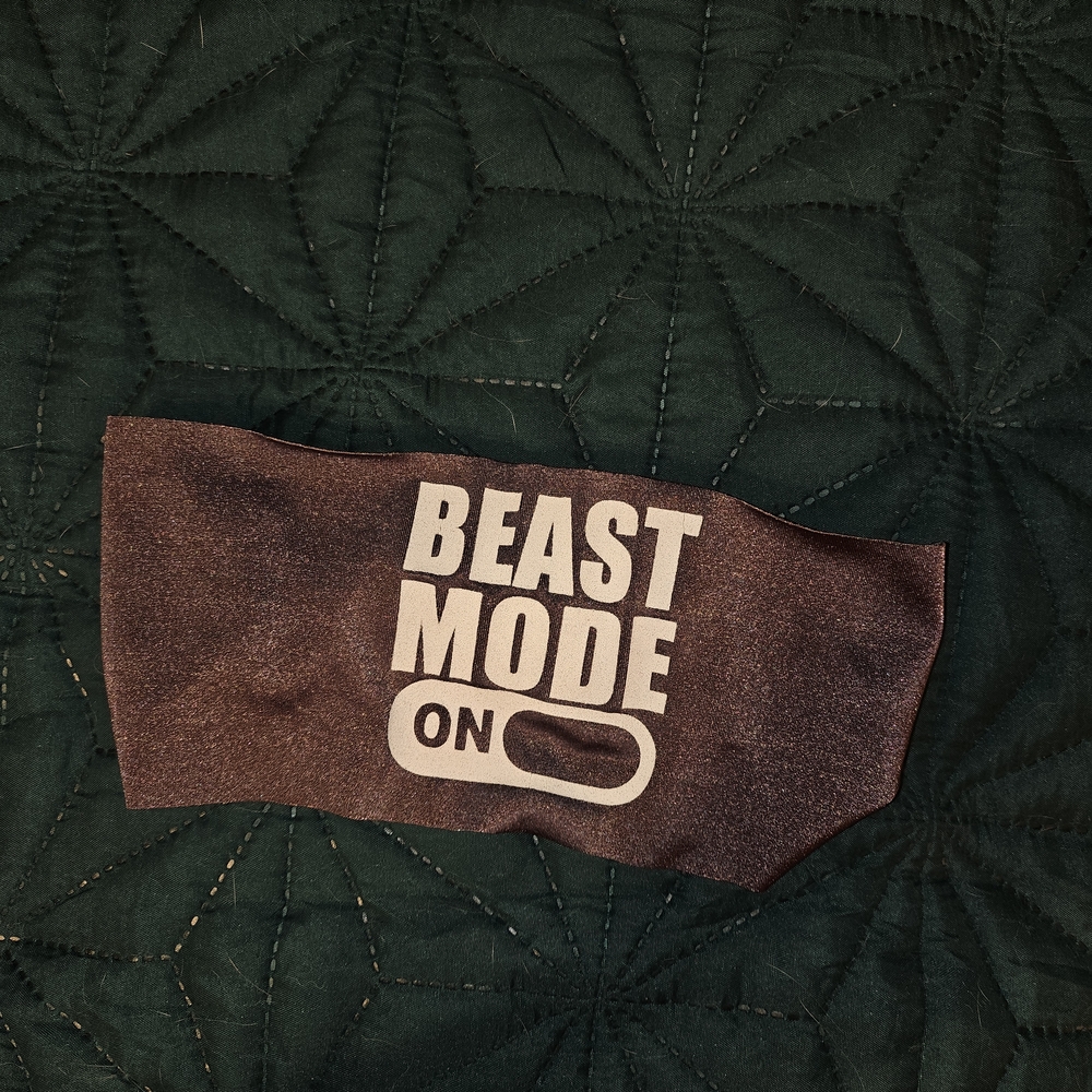 Black 'Beast Mode On' Headband